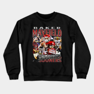 Baker Mayfield College Vintage Bootleg Crewneck Sweatshirt